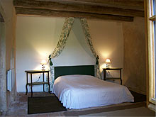 La chambre au rez-de-chaussée du gîte La Benjamine